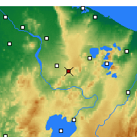 Nearby Forecast Locations - Waitomo Caves - Map