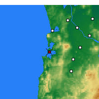 Nearby Forecast Locations - Kāwhia Harbour - Map