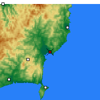 Nearby Forecast Locations - Gisborne - Map