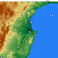Nearby Forecast Locations - Hastings - Map