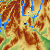 Nearby Forecast Locations - Omarama - Map