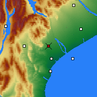 Nearby Forecast Locations - Geraldine - Map