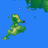 Nearby Forecast Locations - Halfmoon Bay - Map
