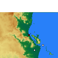 Nearby Forecast Locations - Cardwell - Map