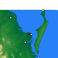 Nearby Forecast Locations - Pialba - Map