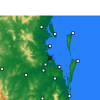 Nearby Forecast Locations - Brisbane - Map