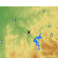 Nearby Forecast Locations - Wellington Res. - Map