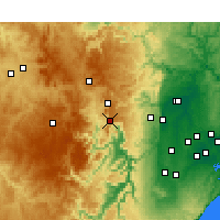 Nearby Forecast Locations - Katoomba - Map