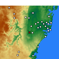 Nearby Forecast Locations - Camden - Map