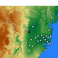 Nearby Forecast Locations - Penrith - Map