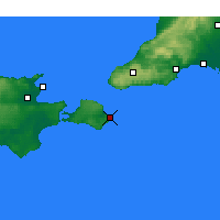 Nearby Forecast Locations - Cape Willoughby - Map