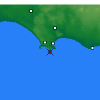 Nearby Forecast Locations - Cape Nelson - Map