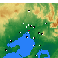Nearby Forecast Locations - Melbourne Regional Office - Map