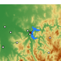 Nearby Forecast Locations - Hume Dam - Map