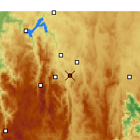 Nearby Forecast Locations - Tuggeranong - Map