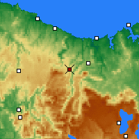 Nearby Forecast Locations - Erriba - Map