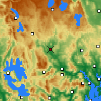 Nearby Forecast Locations - Ouse - Map