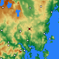 Nearby Forecast Locations - Tunnak - Map