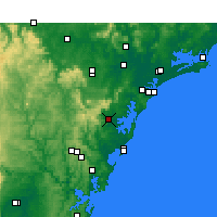 Nearby Forecast Locations - Middle Head - Map