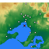 Nearby Forecast Locations - Fawkner Beacon - Map