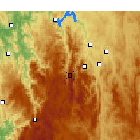 Nearby Forecast Locations - Mount Ginini - Map