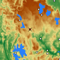 Nearby Forecast Locations - Tarraleah - Map