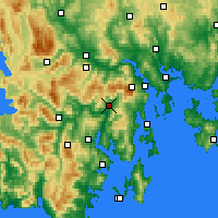 Nearby Forecast Locations - Grove - Map