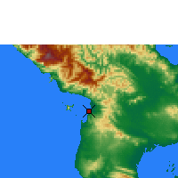Nearby Forecast Locations - Kolaka/pomalaa - Map