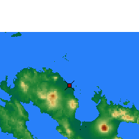Nearby Forecast Locations - Daet - Map