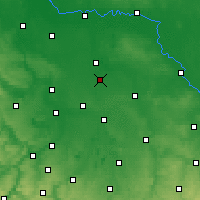 Nearby Forecast Locations - Delitzsch - Map