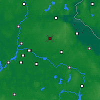 Nearby Forecast Locations - Werneuchen - Map
