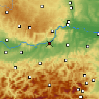 Nearby Forecast Locations - Melk - Map