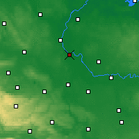 Nearby Forecast Locations - Schönebeck - Map