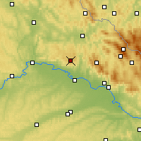 Nearby Forecast Locations - Wiesenfelden - Map