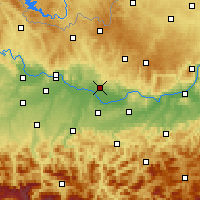 Nearby Forecast Locations - Perg - Map
