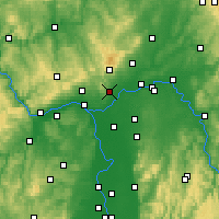 Nearby Forecast Locations - Hofheim - Map