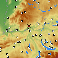 Nearby Forecast Locations - Waldshut-Tiengen - Map
