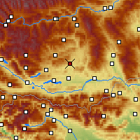 Nearby Forecast Locations - Sankt Veit an der Glan - Map