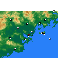 Nearby Forecast Locations - Shantou Airport - Map