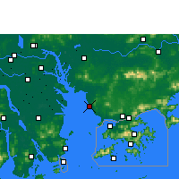 Nearby Forecast Locations - Shenzhen AP - Map