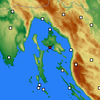 Nearby Forecast Locations - Krk - Map