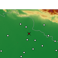 Nearby Forecast Locations - Chanpatia - Map