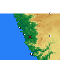 Nearby Forecast Locations - Curchorem - Map