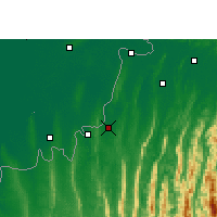 Nearby Forecast Locations - Dharmanagar - Map