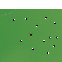 Nearby Forecast Locations - Hanumangarh - Map