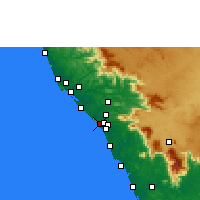 Nearby Forecast Locations - Kadirur - Map