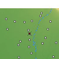 Nearby Forecast Locations - Karnal - Map