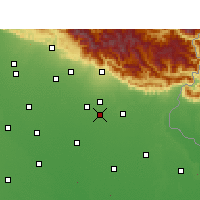 Nearby Forecast Locations - Kichha - Map