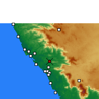 Nearby Forecast Locations - Mattanur - Map