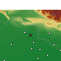 Nearby Forecast Locations - Narkatiaganj - Map